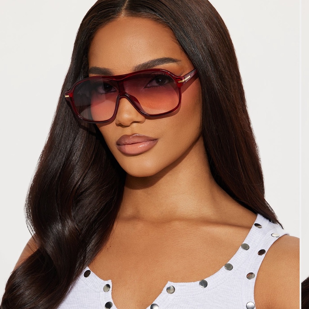 Fashion Nova Red Sunglasses